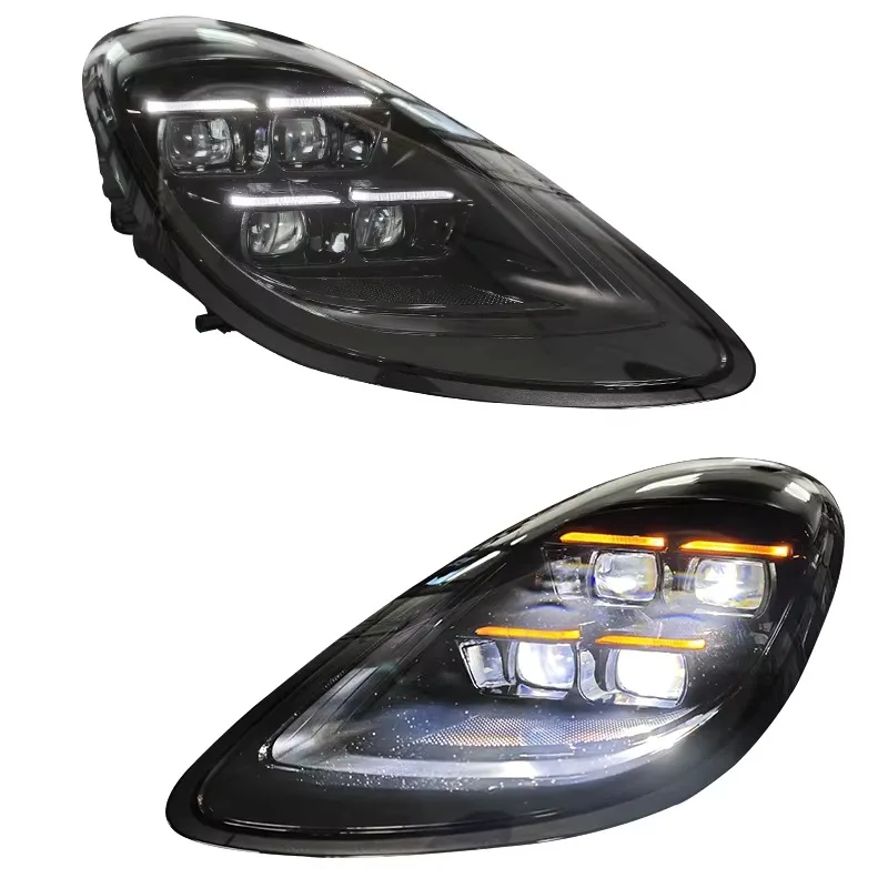 Matrix LED Headlight Lens Assembly, DRL Daytime Running Light, Waterproof Plug and Play Front Lamp 2012-2015