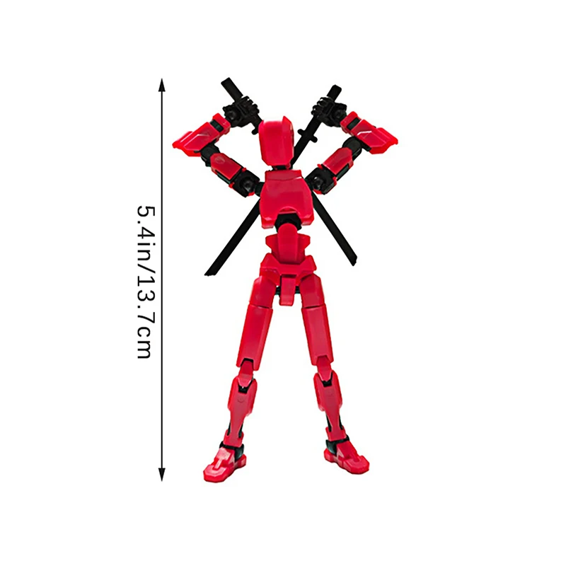 DIY Multi-Jointed Movable Shapeshift Robot 3D Printed Mannequin Dummy 13 Action Figures Kids Home Decor Figurines Gifts