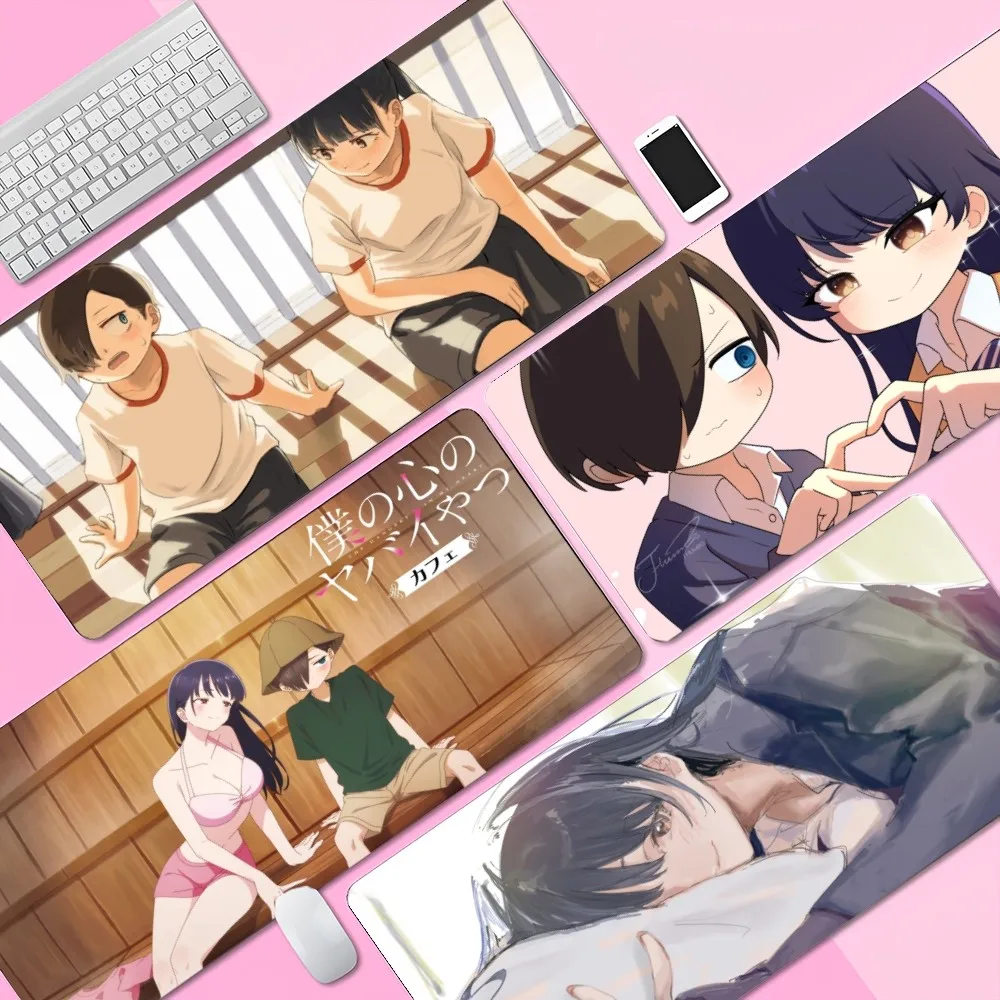 

Утолщенный коврик для мыши с изображением опасностей в моем сердце, Игровая клавиатура большого размера, Настольный коврик для ноутбука