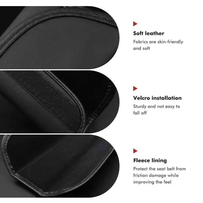 Car Seat Belt Cover Shoulder Pad Harness Guard Auto Decor Accessories For JAC JS4 JS6 J7 JS8 Pro E30X RF8 J3 J5 S2 4