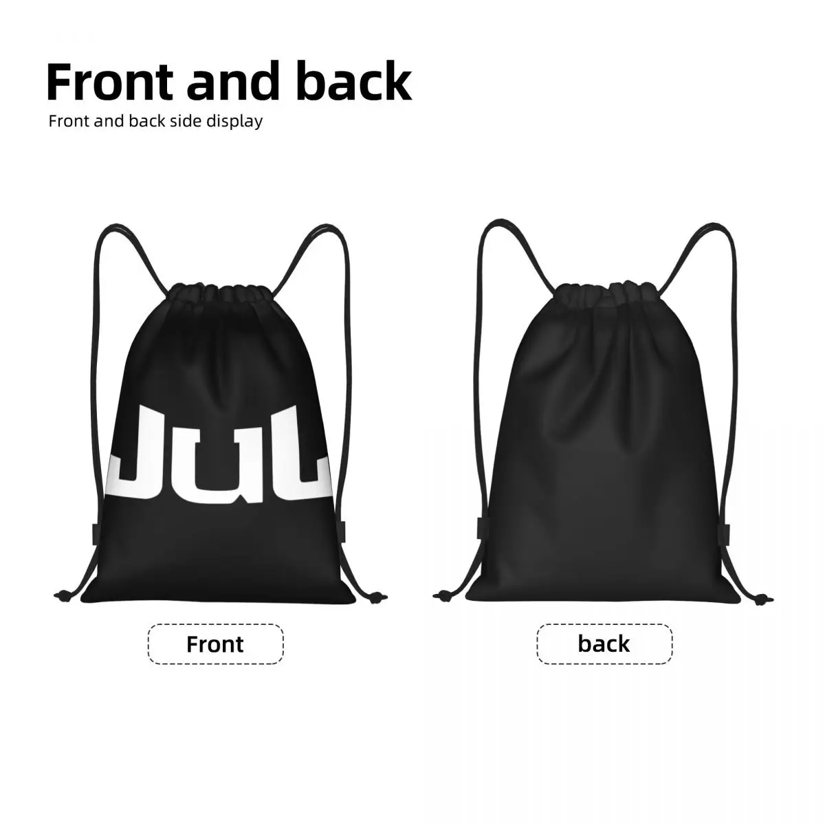 Custom Jul Drawstring Bag for Shopping Yoga Backpacks Men Women French Rapper Music Sports Gym Sackpack