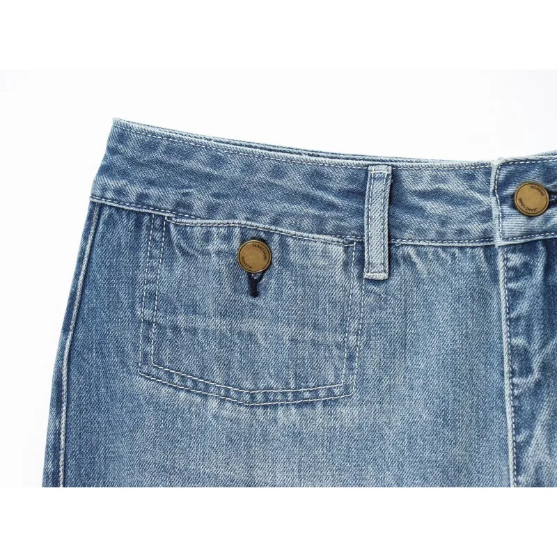 Pantaloni jeans da donna Streetwear Pantaloni larghi oversize da donna Pantaloni da strada con gamba alla moda Harajuku Estate Y2k Denim skinny