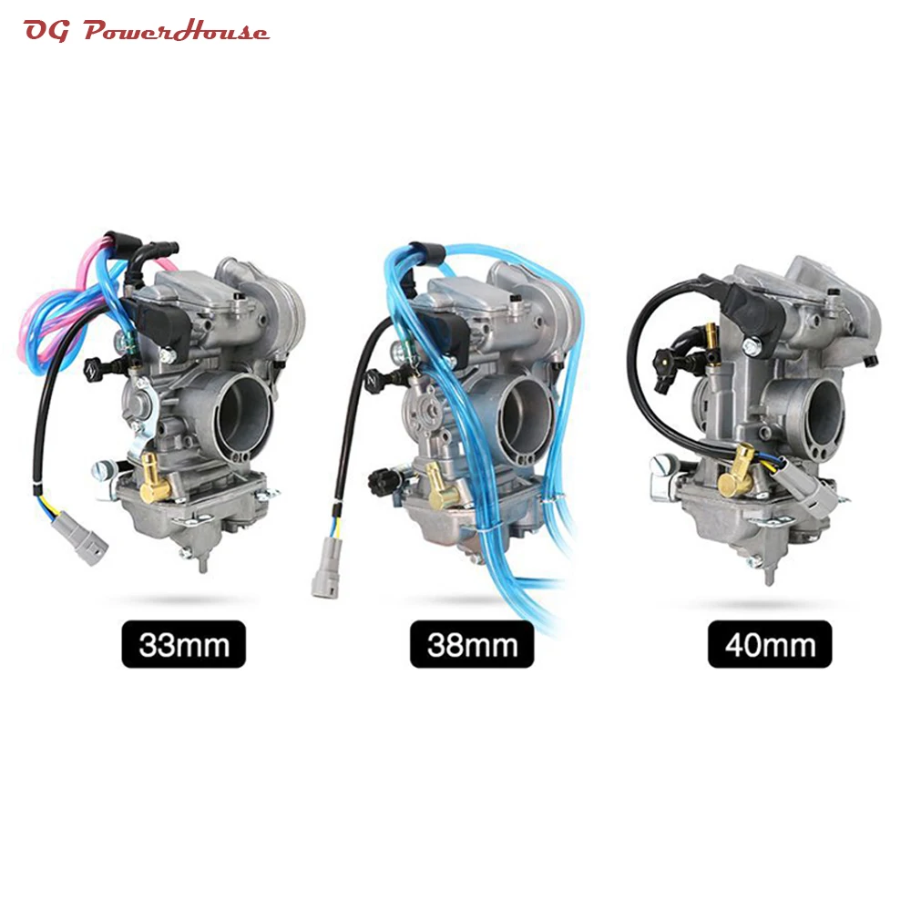 Motorcycle Carburetor FCR33/38/40 Modified Carb 40mm 4T Fits ATV Quad Go Kart Dirt Bike 200cc-600cc KLX250 CRF450R KLX450 TRX