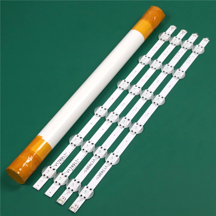 TV LED Array Bar V1749L1 R1 Backlight Strip For LG 49LJ510V 49LJ5500 49LJ550T 49LJ610V Kits Bands 49" V17 ART3 2862(3) REV 0.2 1