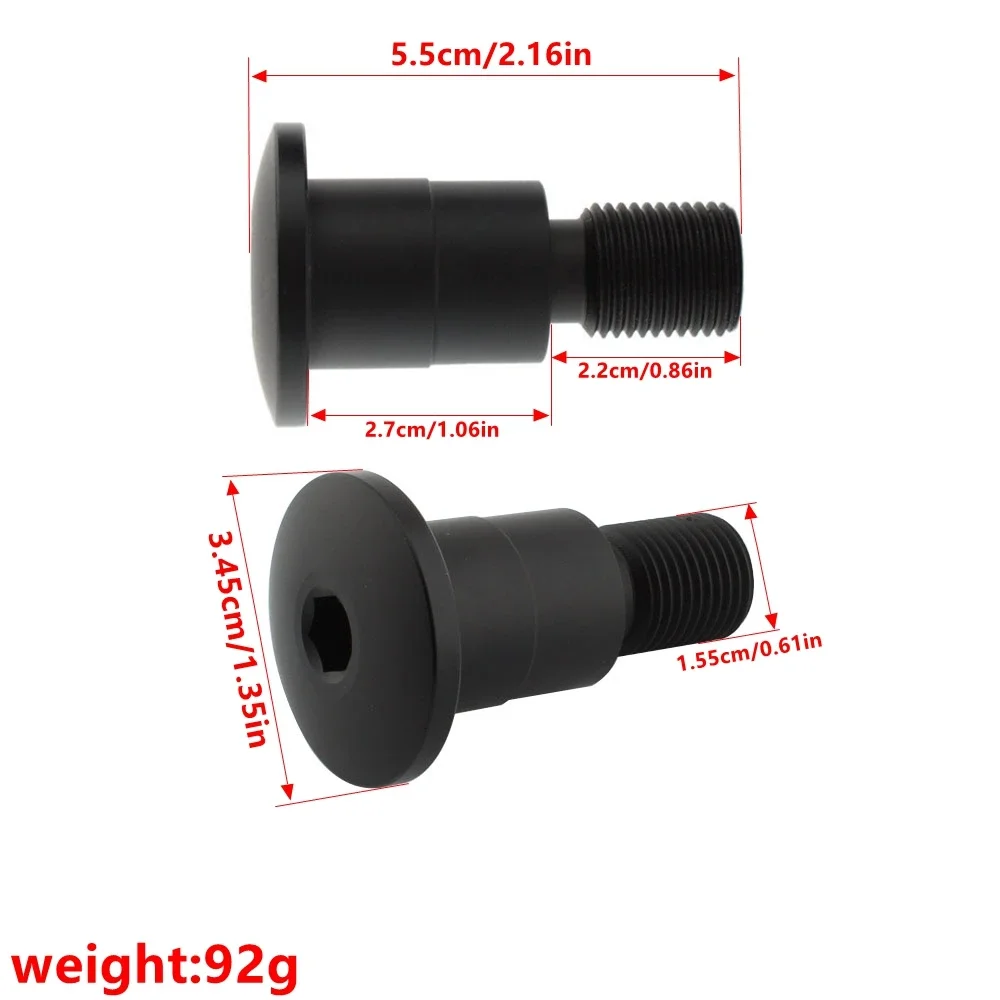 Lenker Bar End Spiegel Seitenspiegel Adapter Für Yamaha TMAX T MAX 500 530 560 TDM850 TDM900 YZF-R125 X-MAX 400 XJ6 XJ6N XJR1200 – Detail 1