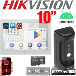 Hikvision многоязычный дверной звонок с обнаружением движения с защитой от вандалов Стандартный дверной видеодомофон в комплекте