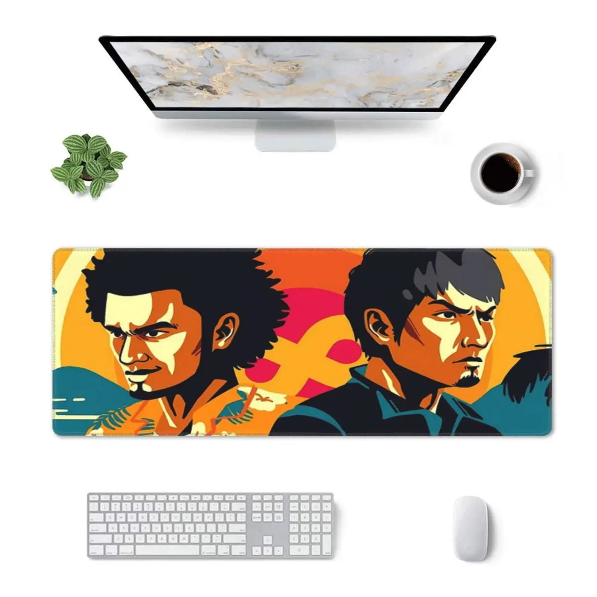 Coussinets de clavier en caoutchouc Like A Dragon, image de couverture