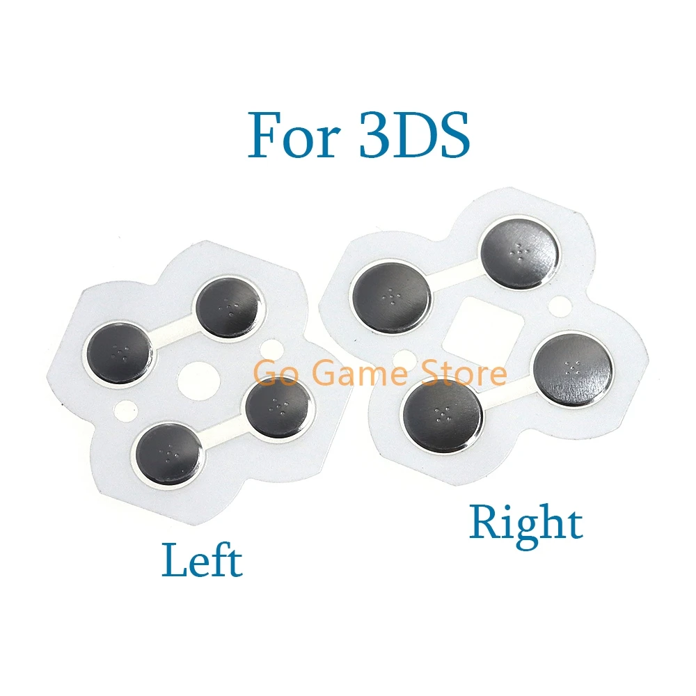 60pcs Cross Key Metal Conducting Strip For 3DS Controller D-Pad Dome Snap PCB Board ABXY Buttons Conductive Film