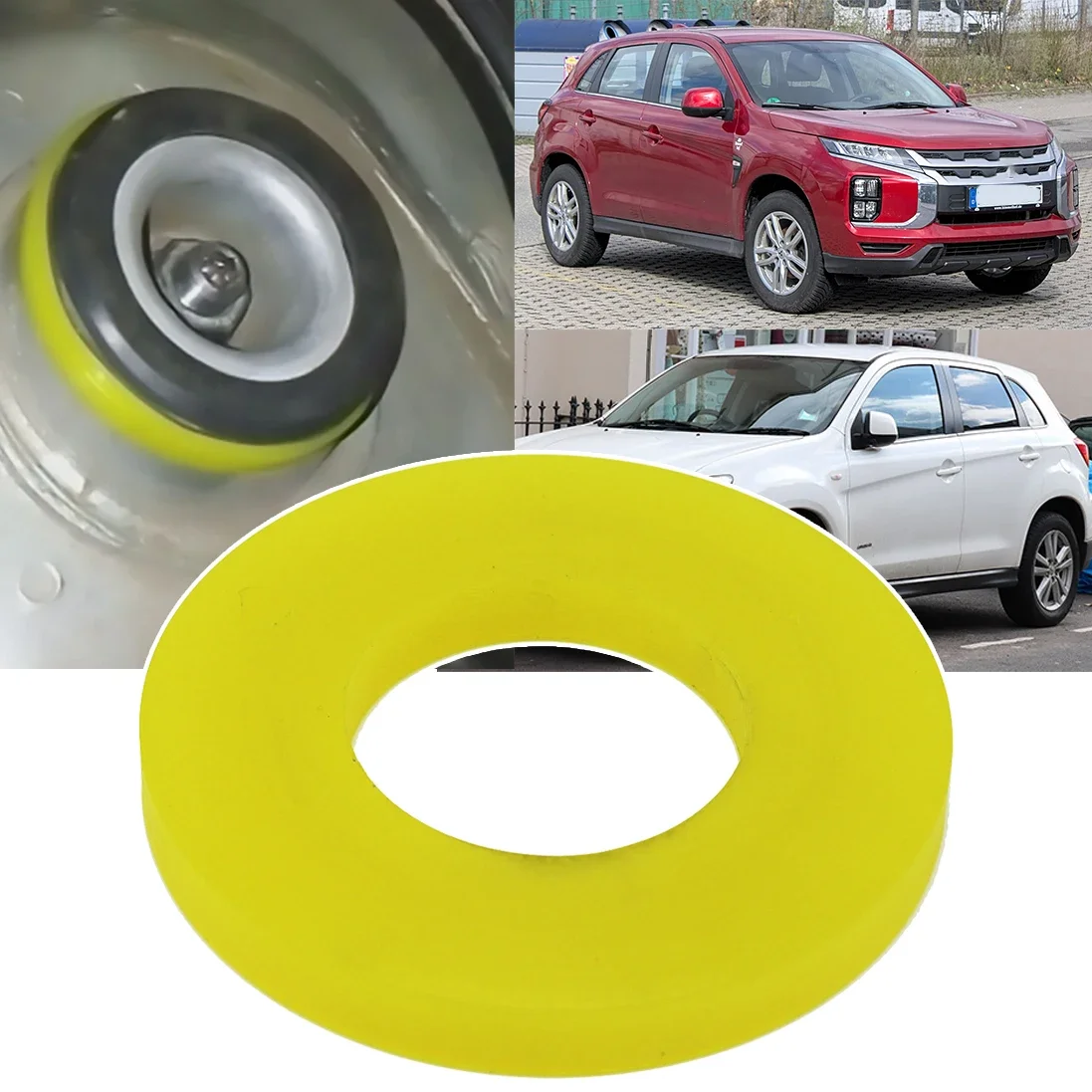 Rubber Bushing Dampers For Mitsubishi ASX Front Strut Tower Mount Buffer Shock Absorber Car Accessories Comfort Quite Ride Auto