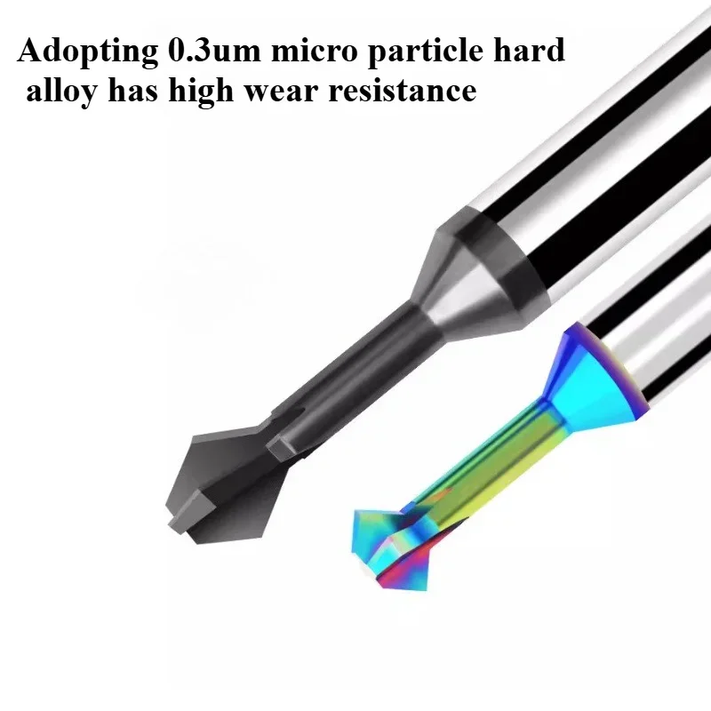 HRC58 초경 챔퍼링 커터 60 120 90도 상하 양면 가공 코팅 밀링 커터 챔퍼 공구