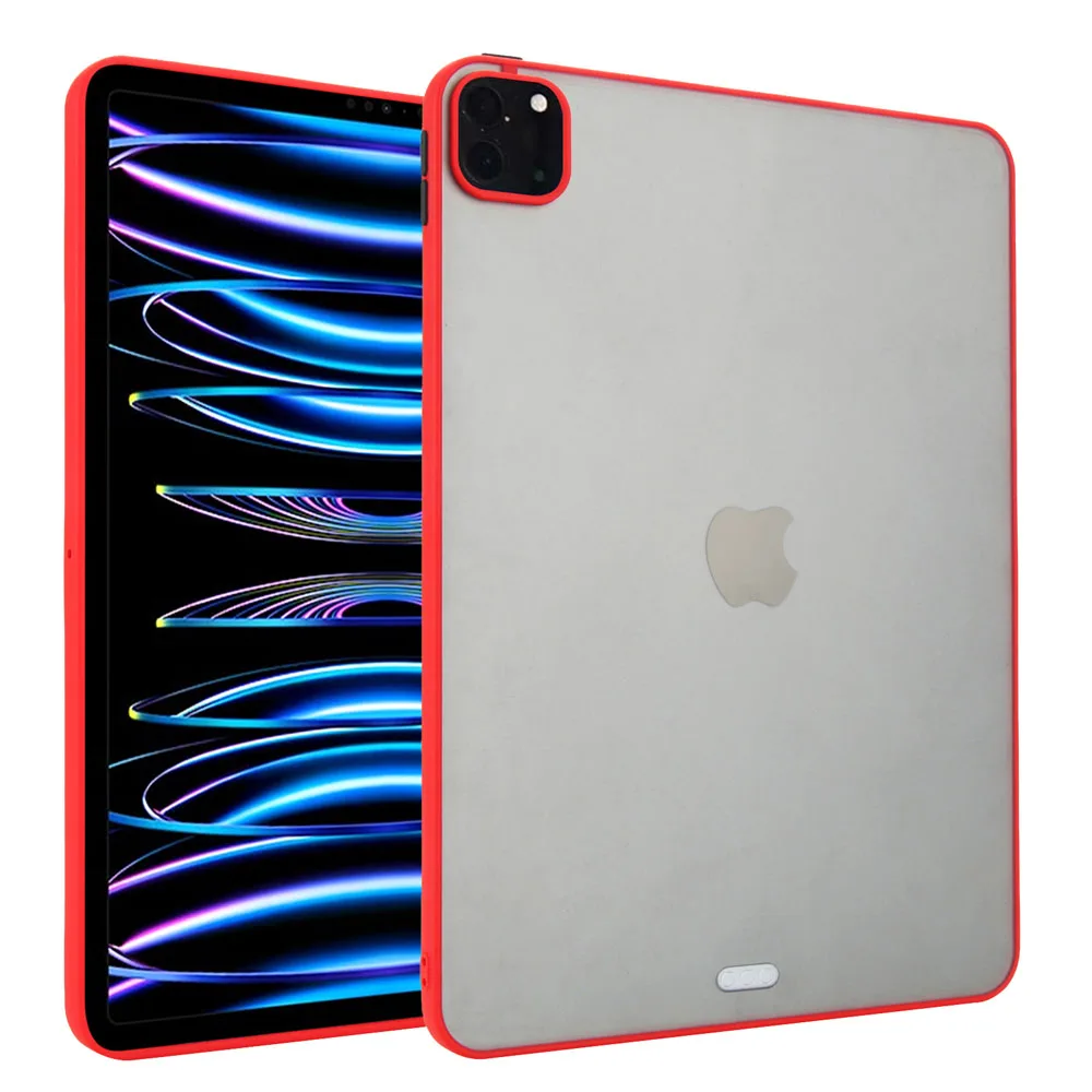Voor iPad Air 13 M2 M3 2024 2025 Case PC + TPU Achterkant Twee Kleur Beschermende Shell voor iPad Pro13 2024 Pro12.9 2018-2022 Case