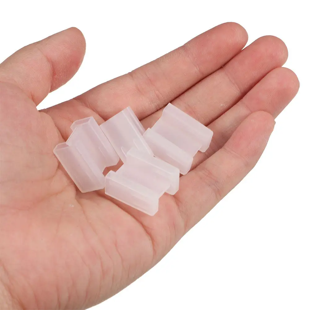 

200Pcs Power Plug Protective Covers Dustproof Waterproof Child Safety Plug Foot Caps Heat Resistant for Home Office Commercial