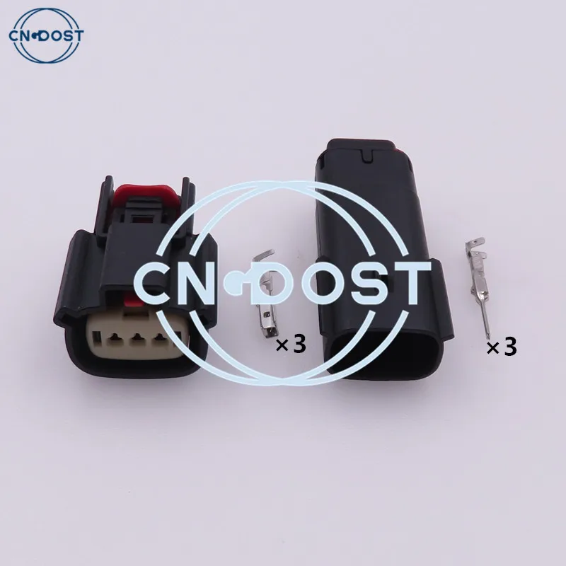 1 Set 3 Pin Auto Steering Engine Booster Pump Cable Harness Connector AC Assembly For Ford 33471-0301 33471-0306 33481-0301