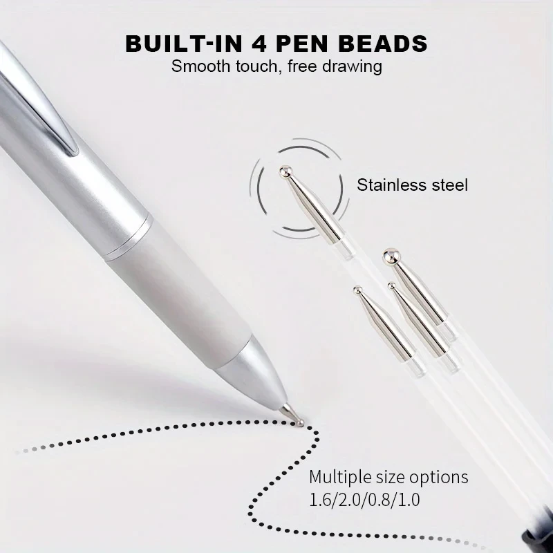 New 5 in 1 Nail Dotting Pen Nail Art Dotting Tools Nail Design Art Tip Dot Paint Manicure Kit for Dot Drawing Home Salon 2026 image 4