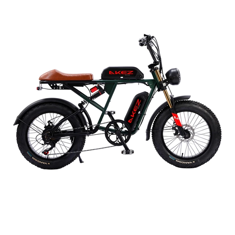 

Akez S2 48V 26Ah 750W Rugged Trail Electric Bicycle | Long Range Off-Road E-Bike for Adults | US California Stock