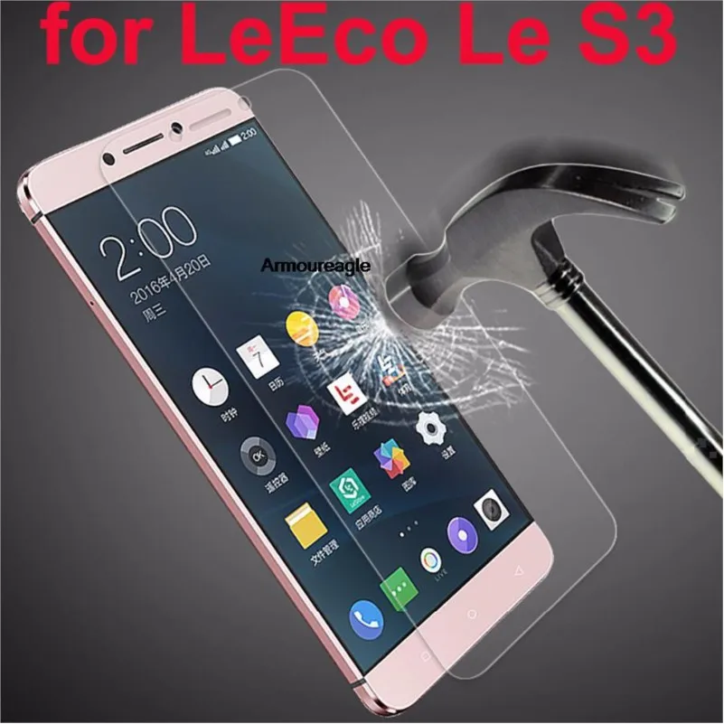 9h hd guarda de vidro temperado para leeco le s3 x522 caso capa protetor de tela capa em letv leeco le s3 helio x20 x622 x626 fundas