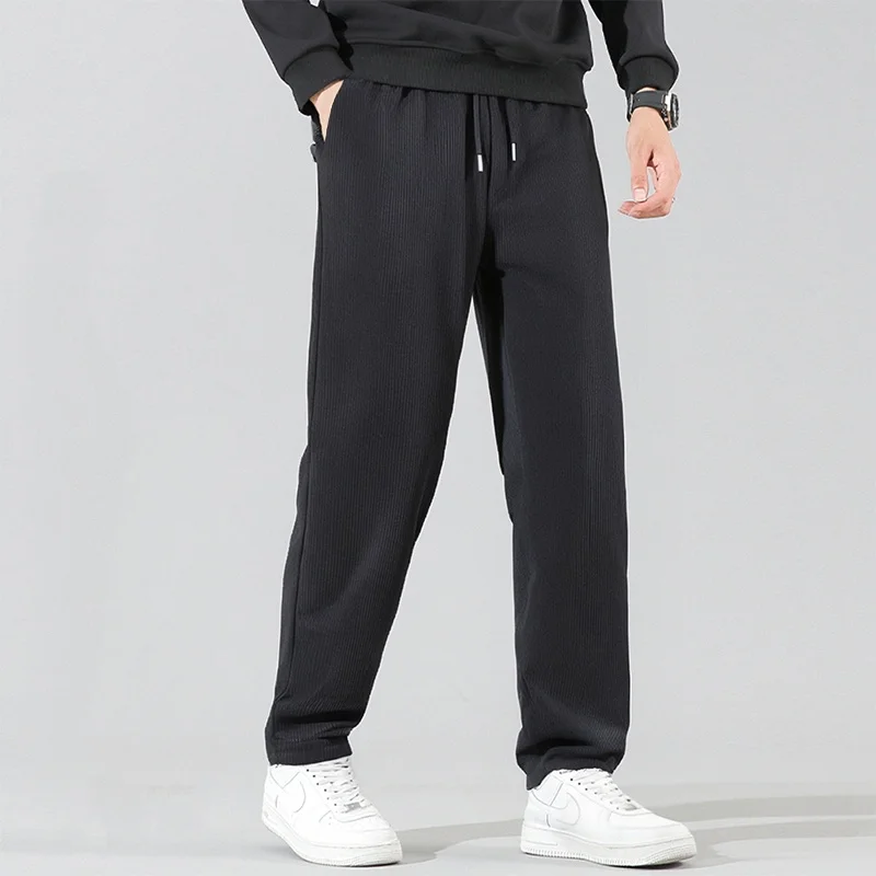 

Men's Corduroy Pants Fleece Lined Straight Leg Casual Sweatpants American Style Corduroy Trousers 2025 Winter