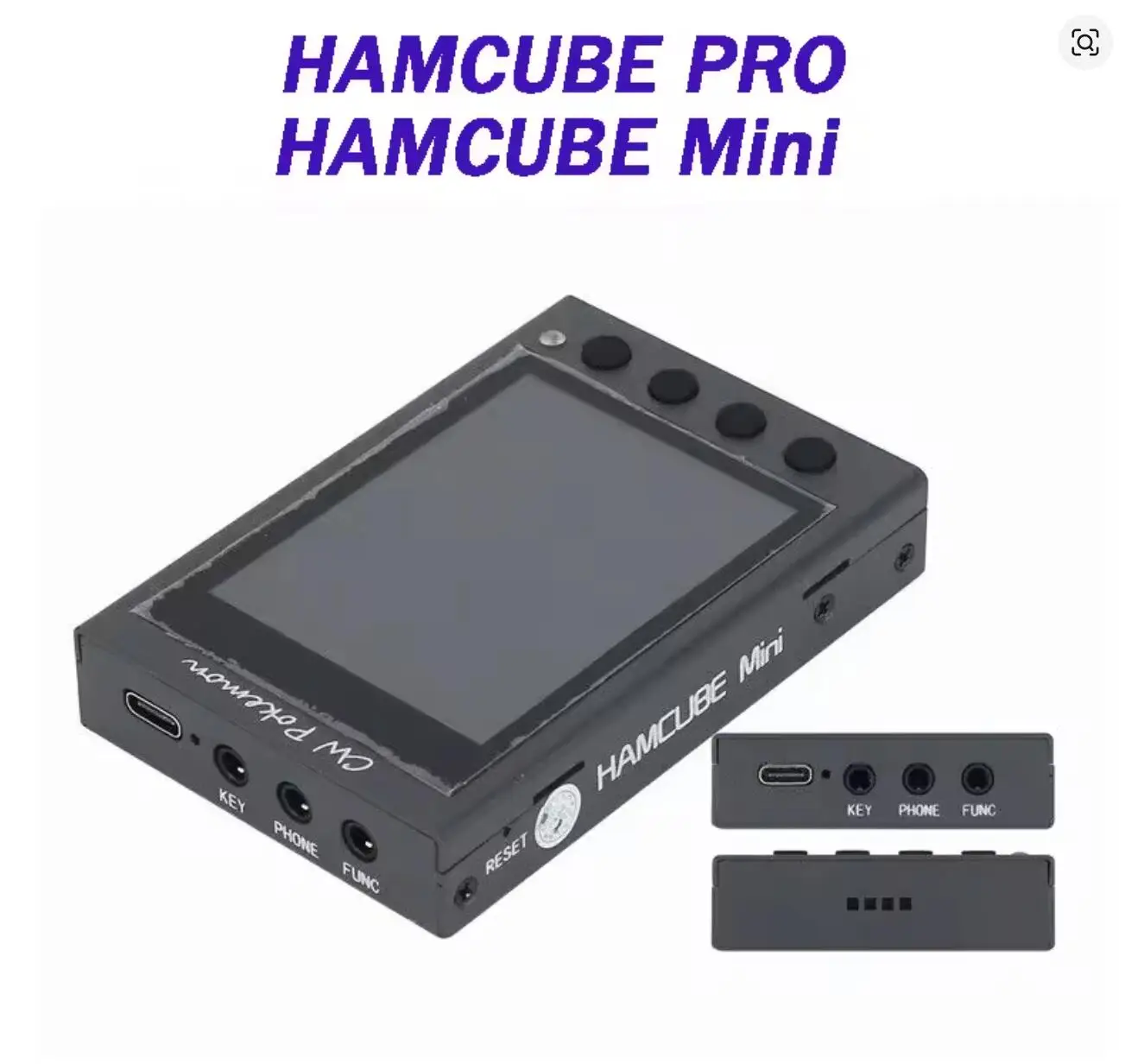 Original Latest HAMCUBE HAM CW Trainer Morse Code Trainer which Supports English & Chinese Language Decoding, 2.8