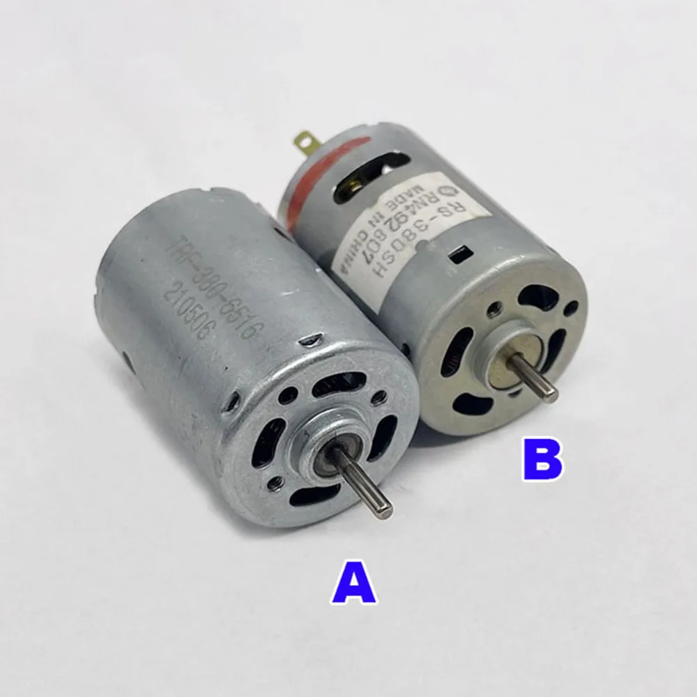 RS-380SH-6516 / RS-380SH-4535 Micro 28mm Electric Motor DC 3V-7.4V 3.6V High Speed 2.3mm Shaft Screwdriver Drill Motor Engine