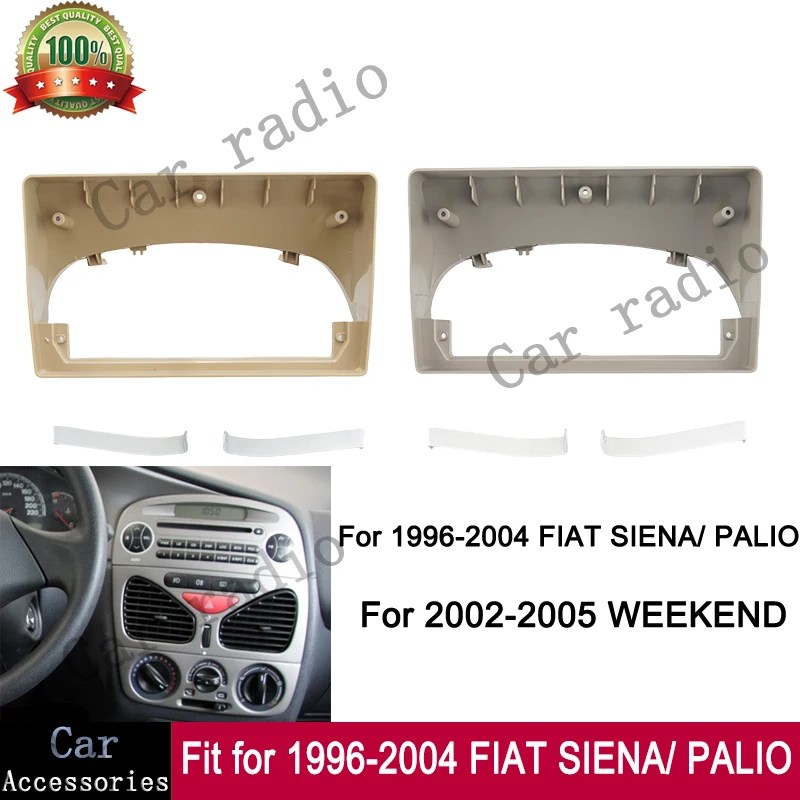 Para fiat siena/palio 96-04 weeks 02-05 9 Polegada rádio do carro android quadro estéreo player unidade principal painel de fáscia capa do painel