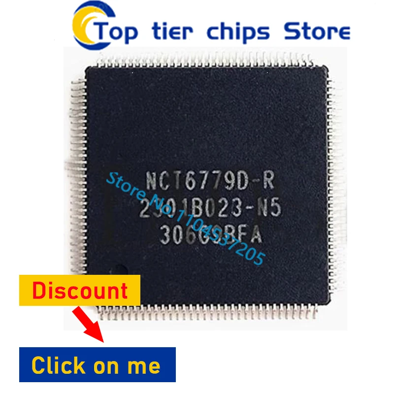 (2piece)100% New NCT6779D-R NCT6779D R QFP-128 ALC898-GR QFP48