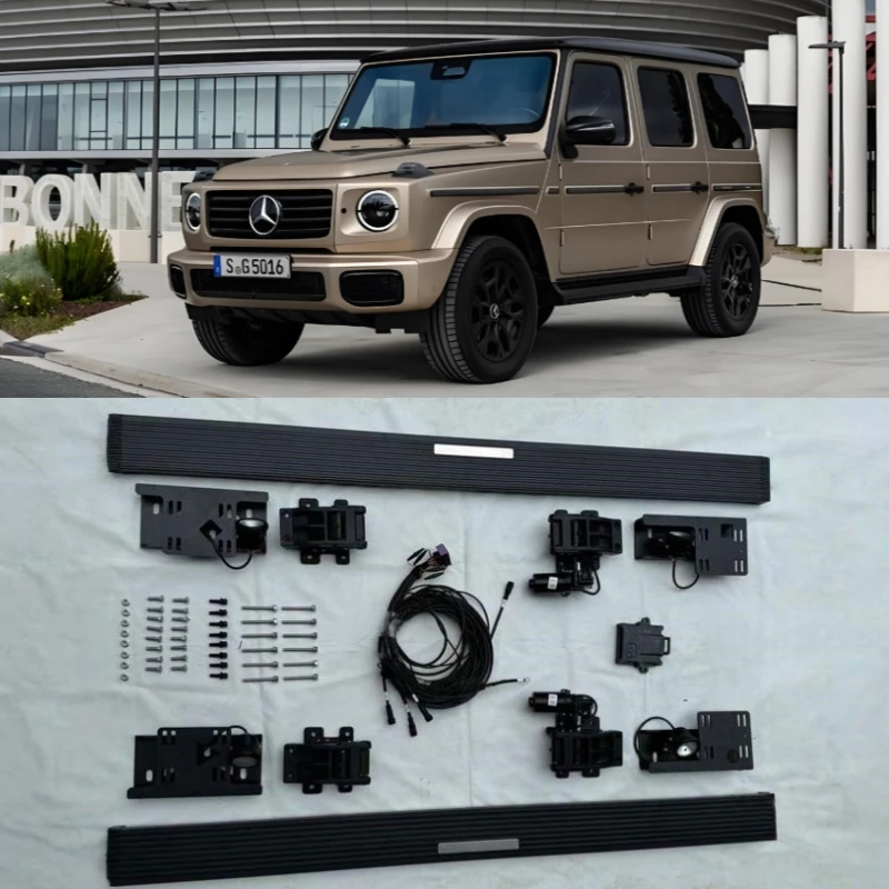 Electric Automatic Running Board Side Step Bar Pedals For Mercedes Benz W463 W464 W463A W465 G350 G400 G500 G580 G63 Nerf Bars