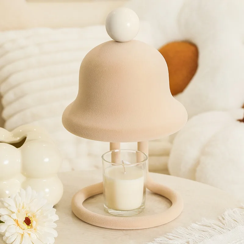 Fireless aromatherapy mini wax melting lamp, high-end bedside atmosphere, red desk lamp