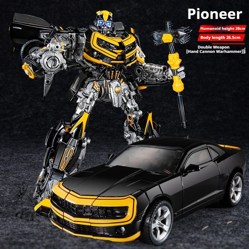 Transformers Bumblebee Boys Alloy Toy Cool Deformation Car Action Figures New Collection Ornaments Display Kids Gift Robot Model