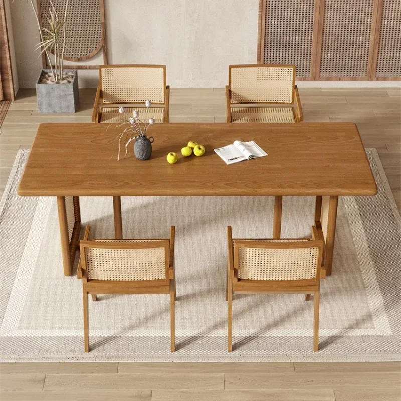 Dinning Table Woodiness Living chair Modern Kitchen Restaurant Tables Bar Craft High Luxury Mobili Per La Casa Stool Study