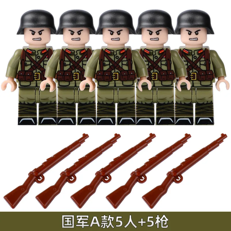 المتطوعين بالو، هذا هو شخصية الجنود الأمريكيين في الحرب العالمية الثانية. أمريكا. لعبة تجميع الجسيمات الصغيرة