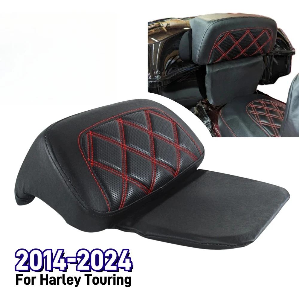 Paquete de respaldo Chopped Razor Tour, almohadilla de maletero de motocicleta Coshion para Harley Touring CVO Road King Electra