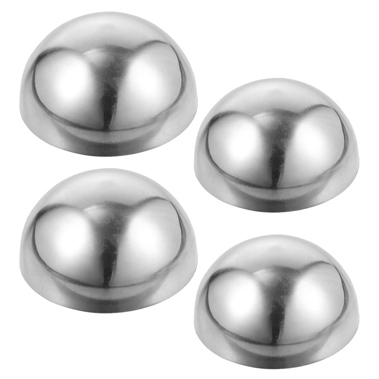 4 pcs Steel Handrail Stair Railing Wood Indoor Halloween Christmas New Year Fence Post Cap Fence Posts Caps Decorative End Cap