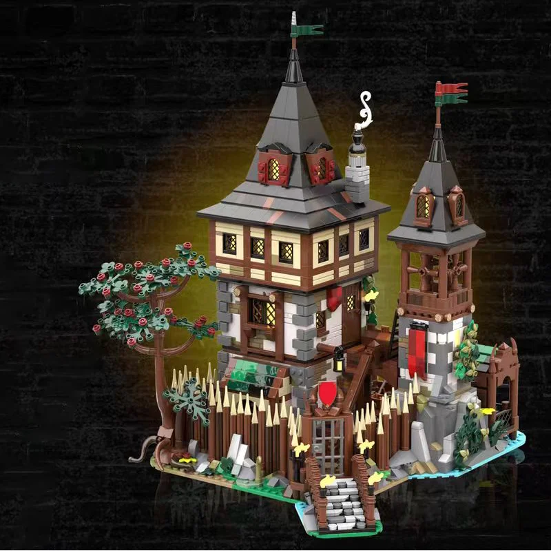 3137 PCS Medieval Bear Lord`s MOC Customize Modular Building Block Educational Design Kids Technology DIY Festival Toy Gift