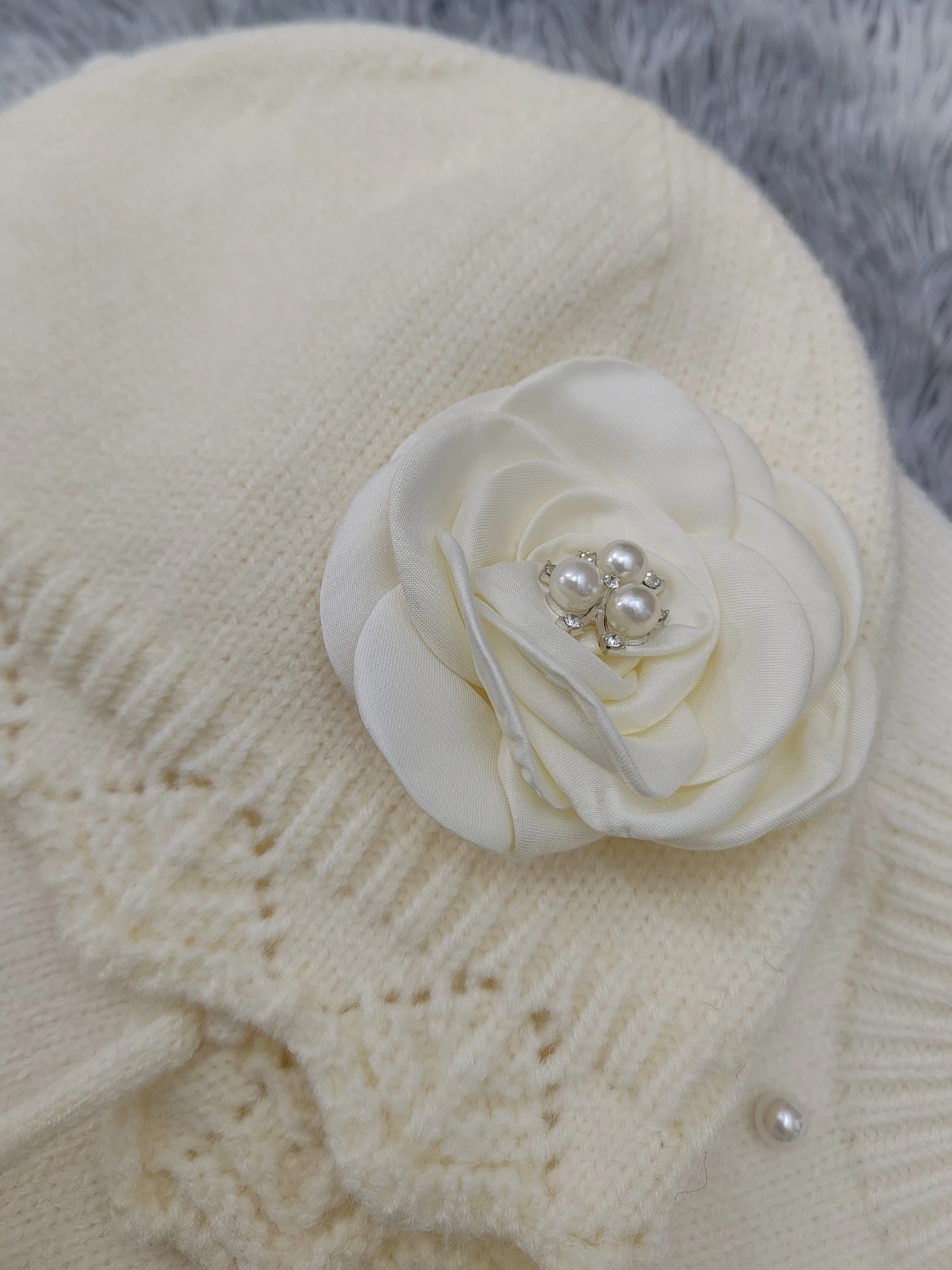 Dollbling Dubai Baby Winter Sweater Outfit Toddler Knitted Romper Crown Jewelry Onesie Cotton Jumpsuit and Turban Hat Set