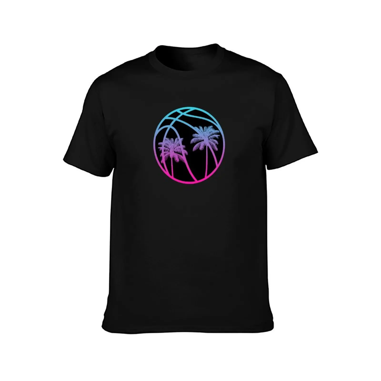 Miami Vice Basketball - Black alternate T-Shirt funny t shirts cotton T-Shirt
