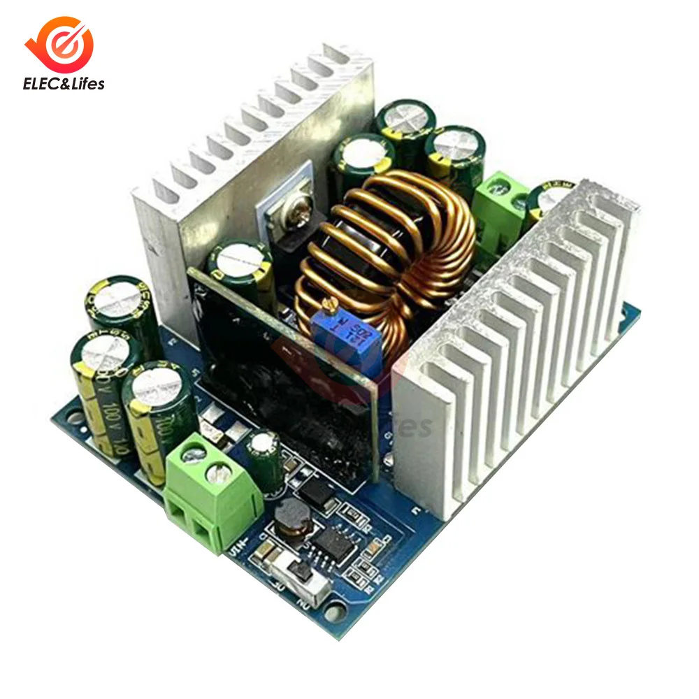 500W 18A DC-DC Buck Converter Step Down Module Constant Current LED Driver Power Step Down Voltage Module Electrolytic Capacitor