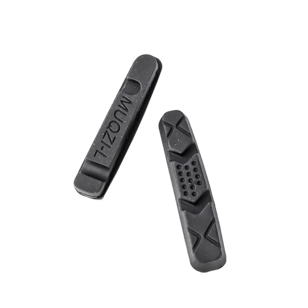 2pcs Replacement Bicycle Brake Pads Heat-resistant Cork Compound Carbon Rim Brake Pads Universal Carbon Wheels Brake Pads