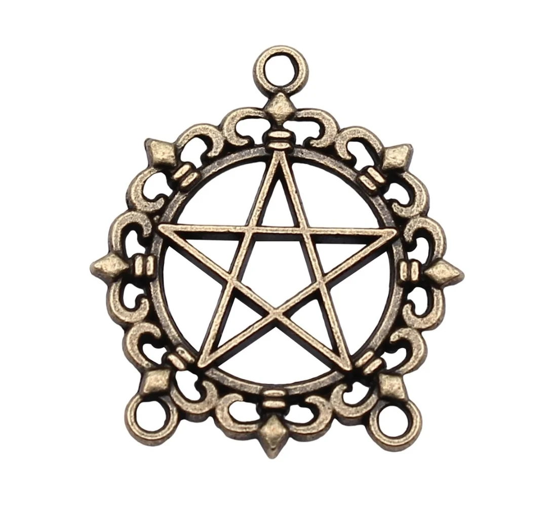 

10pcs 27x24mm Zinc alloy metal tibetan silver,antiqued bronze plated connector T0684