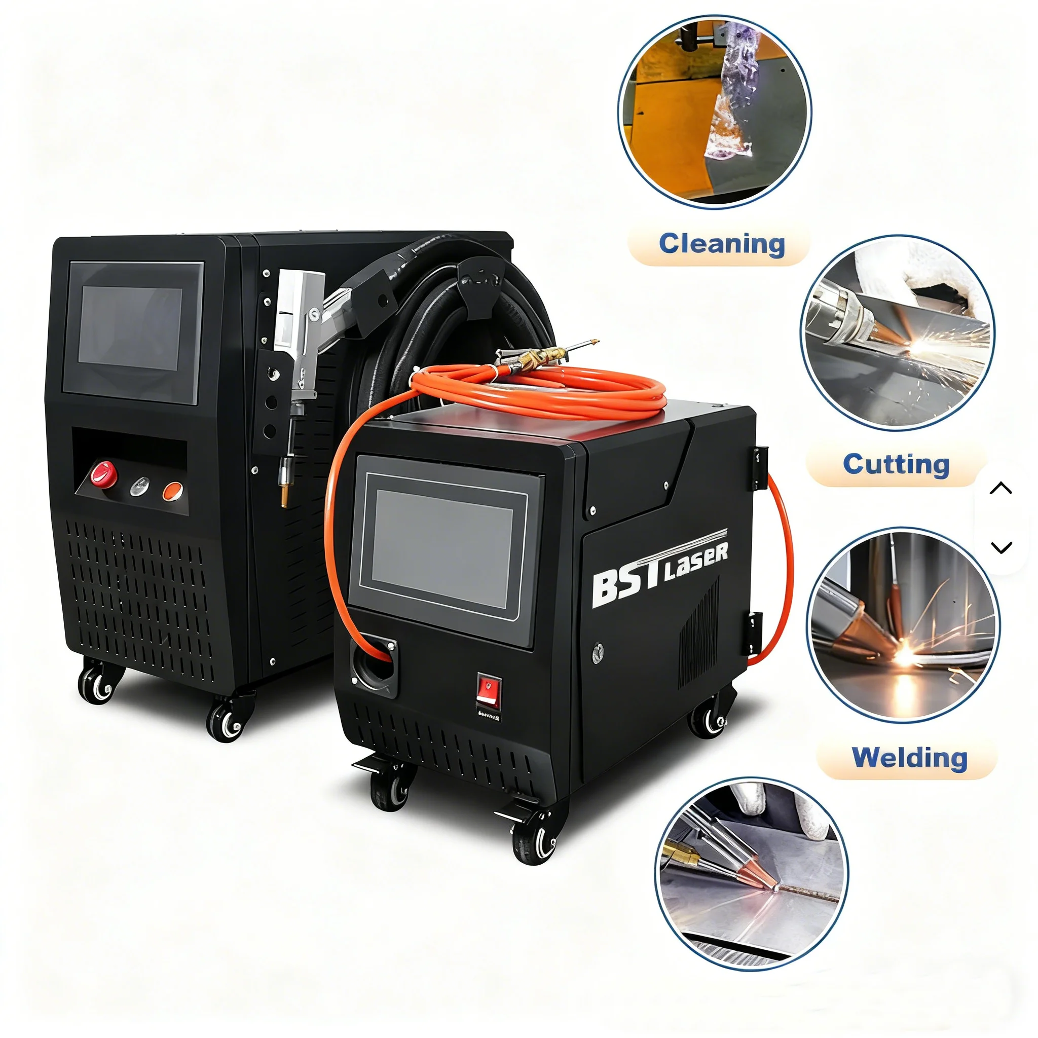 

Manufacturers Price SUP Head Laser Welder Portable Handheld 4 in 1 Laser Welding Cutting Cleaning Machine for Metal