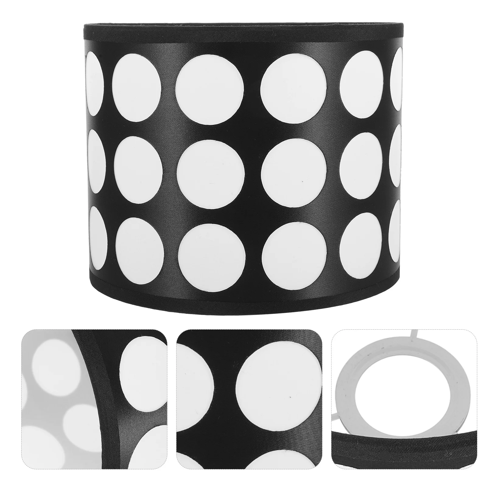 

Simple Style Cloth Metal Lampshade for Bedside Desk Lamp Soften Light Decorative Home Lighting Replacement Shade Household Lamp