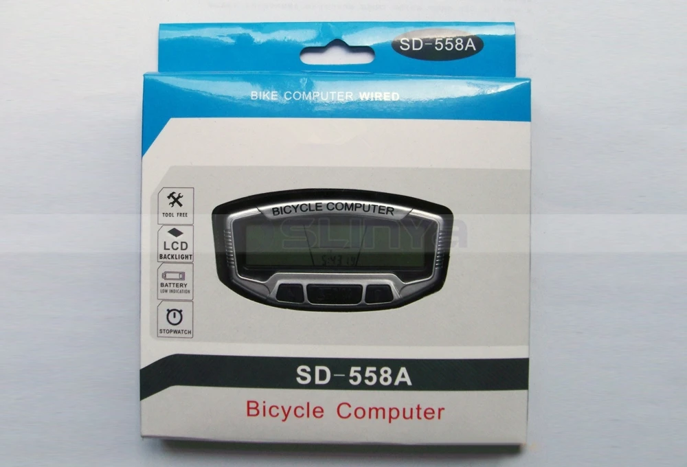 Bicycle Computer Big Screen Wireless Bike Speedometer