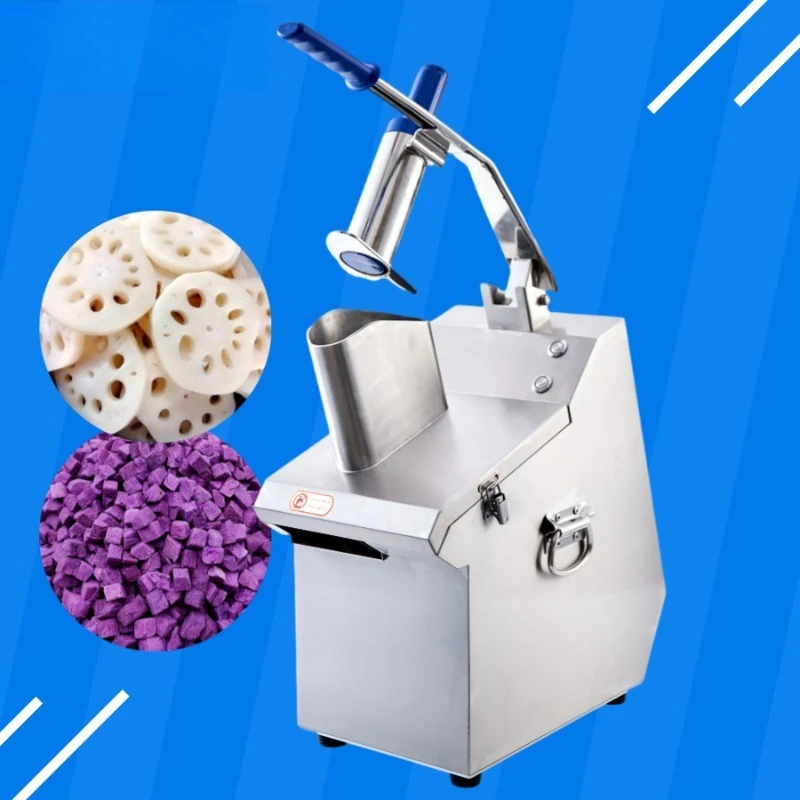 

All stainless steel multi-functional vegetable cutter cutting potato dicing slicing cheese shredding commercial machine