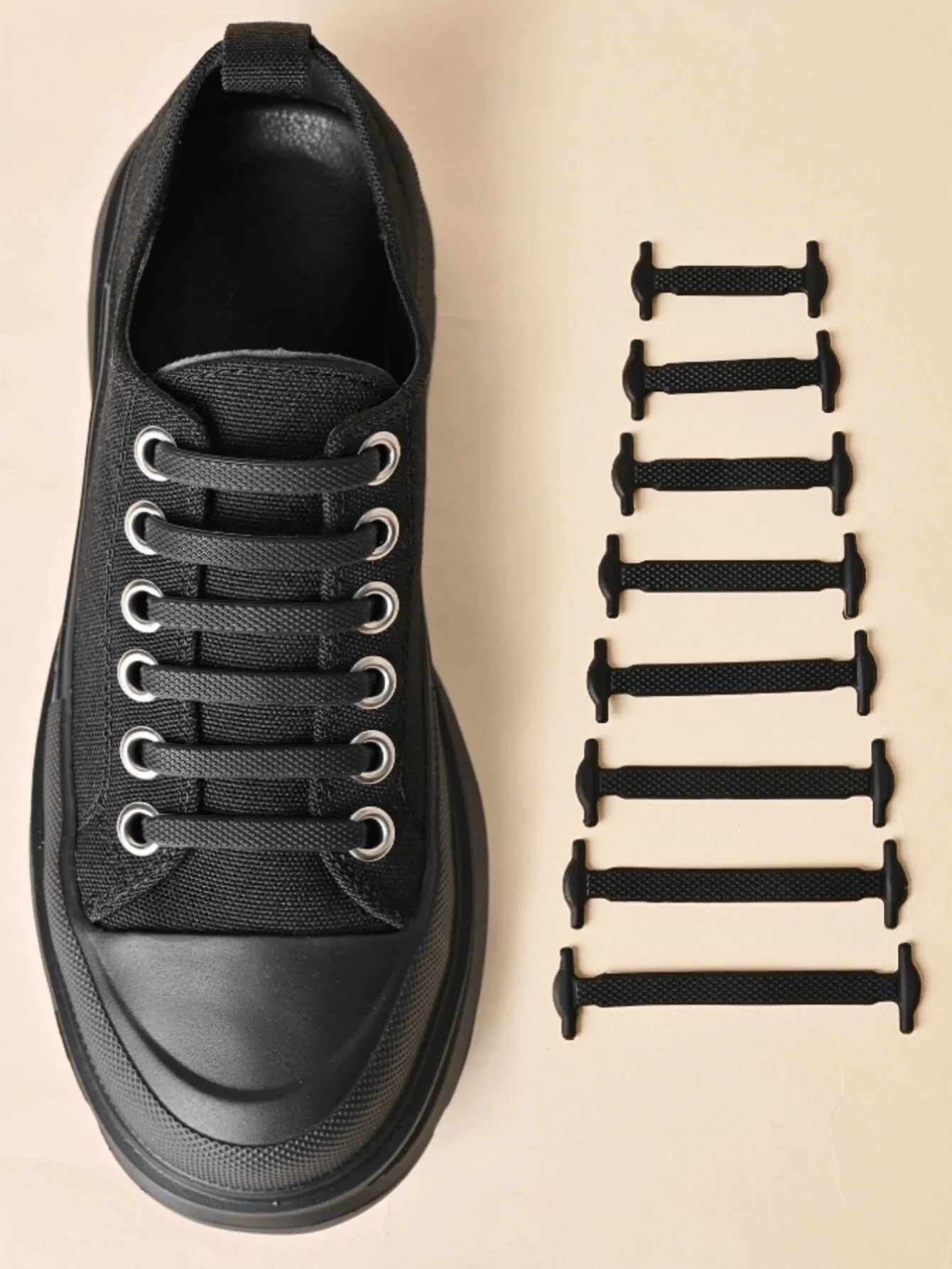 16 Teile/paket Weiß Silikon Keine Krawatte Schnürsenkel Stretch Schnürsenkel Für Turnschuhe Casual Schuhe Sport Schuhe Kampf Stiefel