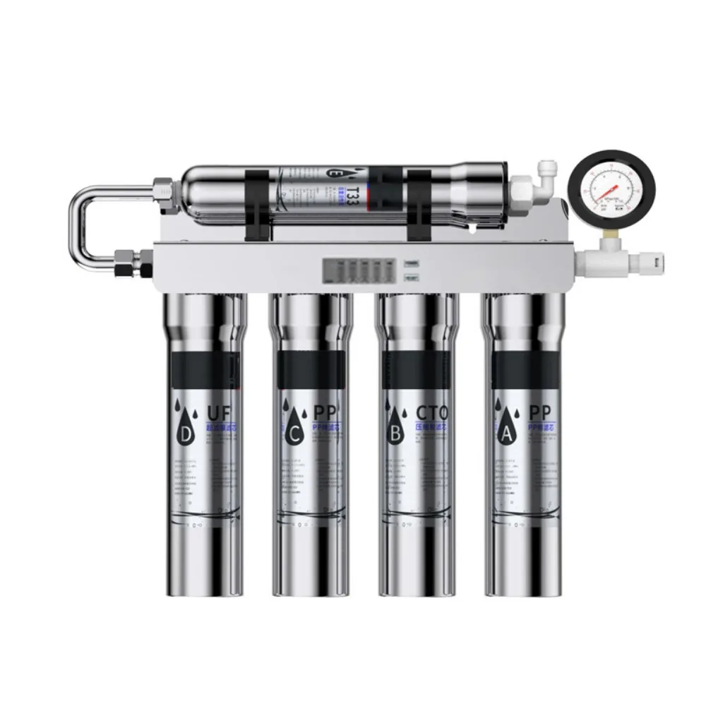 

Stainless Steel Ultrafiltration Water Purifier Househ Straight Drinking Machine 5-Level Filter Element Kitchen Tap Water Filter