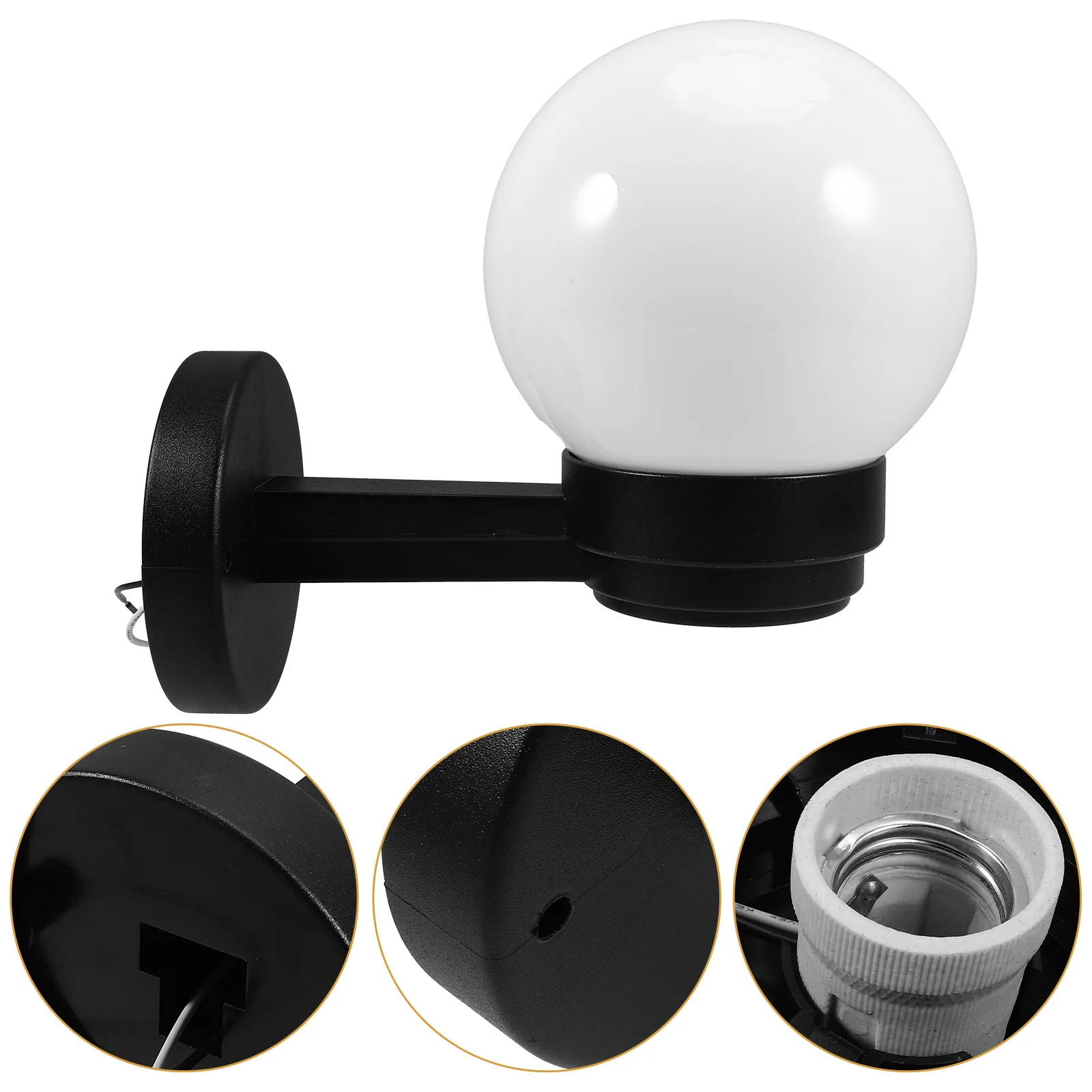 

Acrylic Waterproof Pillar Light Cover Elegant Garden Lampshade Outdoor Wall Decorative Shade Creative Design Garden Light Cover