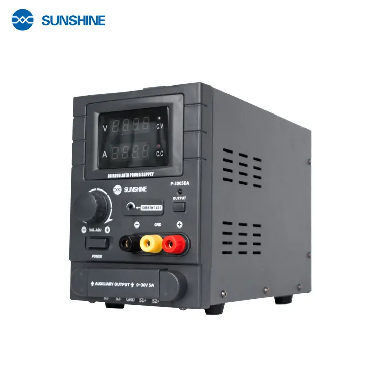 Sunshine P-3005DA High Precision 4 Bit Display 30V 5A DC Power Supply For Mobile Repair P3005DA