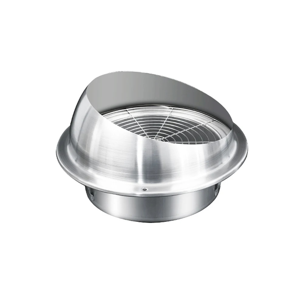 

150-200mm Exhaust Vent Duct Vent Stainless Steel Wall Ceiling Air Vent Ducting Ventilation Exhaust Grille Cover Outlet Vents Cap