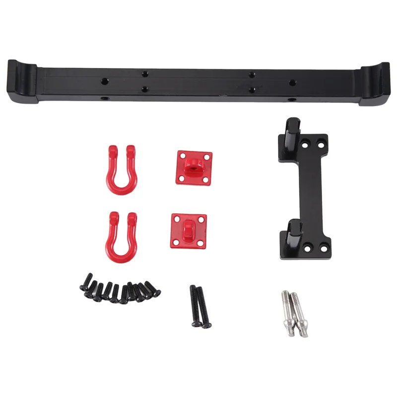 

For 1/12 MN128 Shepherd Remote Control Car Accessories 6061 Aluminum Upgrade Rear Bumper Bumper Guard Black