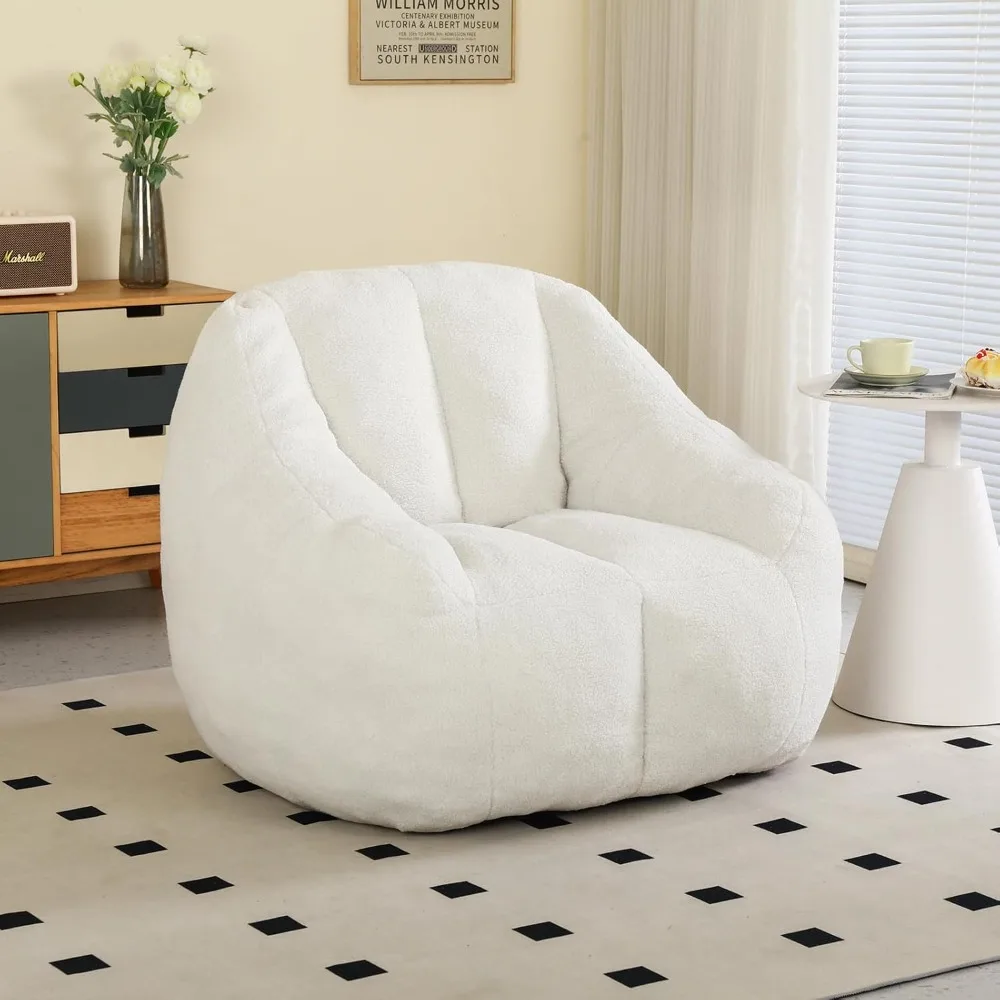 كرسي كيس القماش، كراسي كيس فول مملوءة، كرسي كيس فول محشو مع حشو، كراسي كيس القماش مع حشوة لغرفة المعيشة