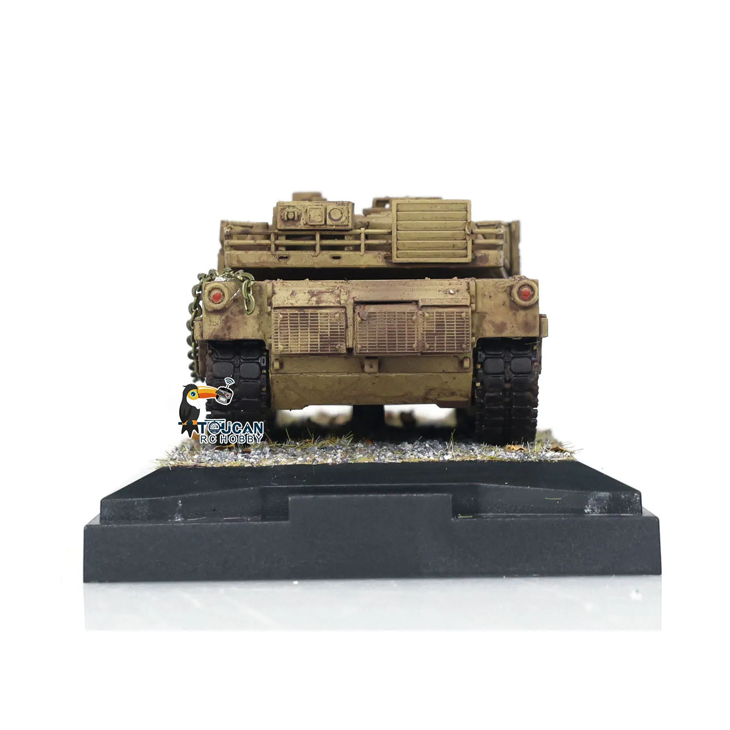 Henglong US Abrams M1A2 3918 Static Plastic Tank 1/72 Scale Model Without Radio System Electronics Mini Toys Boys Gifts TH24304